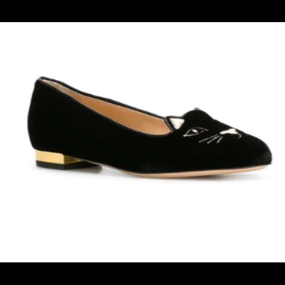 Charlotte Olympia Shoes - Charlotte Olympia Kitty Slippers